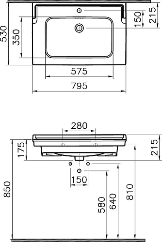 Комплект мебели STWORKI Хадстен 80 cерая, в стиле прованс, подвесная, российская (гарнитур, комплект 540921 Комплект мебели STWORKI Хадстен 80 cерая, в стиле прованс, подвесная, российская (гарнитур, комплект 540921