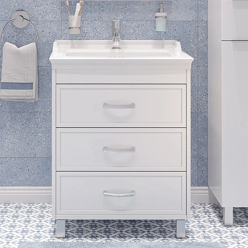 Комплект мебели STWORKI Хальмстад 65 белая 490441 Комплект мебели STWORKI Хальмстад 65 белая 490441