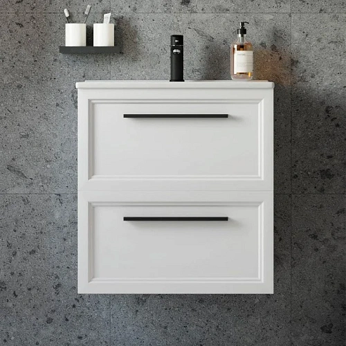 Комплект мебели STWORKI Эстерсунд 60 белая матовая 440919 Комплект мебели STWORKI Эстерсунд 60 белая матовая 440919