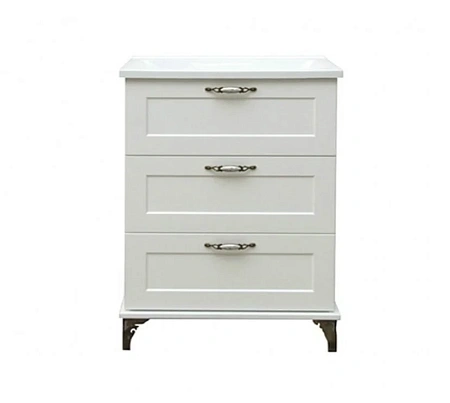 Комплект мебели Эстет Bali Classic 80 напольный 3 ящика белый ФР-00002233/ФР-00002235 Комплект мебели Эстет Bali Classic 80 напольный 3 ящика белый ФР-00002233/ФР-00002235