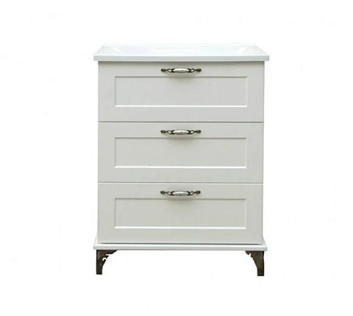 Комплект мебели Эстет Bali Classic 80 напольный 3 ящика белый ФР-00002233/ФР-00002235 Комплект мебели Эстет Bali Classic 80 напольный 3 ящика белый ФР-00002233/ФР-00002235