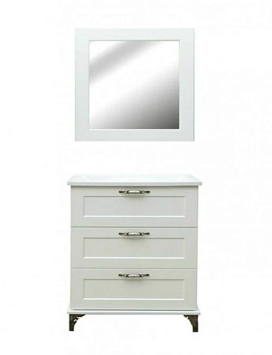 Комплект мебели Эстет Bali Classic 80 напольный 3 ящика белый ФР-00002233/ФР-00002235 Комплект мебели Эстет Bali Classic 80 напольный 3 ящика белый ФР-00002233/ФР-00002235
