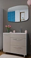 Комплект мебели Эстет Barcelona 90 R напольный 2 ящика 1 дверь белый ФР-00003592/ФР-00003583 Комплект мебели Эстет Barcelona 90 R напольный 2 ящика 1 дверь белый ФР-00003592/ФР-00003583