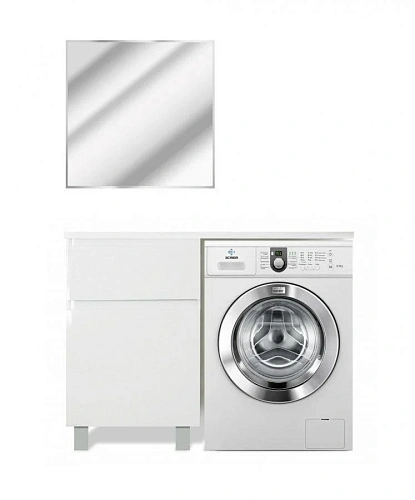 Комплект мебели Эстет Dallas Luxe 100 L напольный 2 ящика белый ФР-00002315/ФР-00001954 Комплект мебели Эстет Dallas Luxe 100 L напольный 2 ящика белый ФР-00002315/ФР-00001954