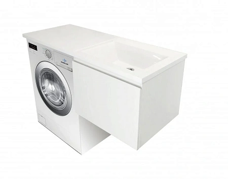 Комплект мебели Эстет Dallas Luxe 100 R подвесной 1 ящик белый ФР-00002322/ФР-00001954 Комплект мебели Эстет Dallas Luxe 100 R подвесной 1 ящик белый ФР-00002322/ФР-00001954