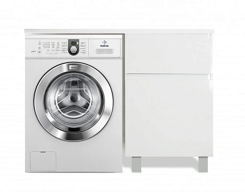 Комплект мебели Эстет Dallas Luxe 115 R напольный 2 ящика белый ФР-00002299/ФР-00001954 Комплект мебели Эстет Dallas Luxe 115 R напольный 2 ящика белый ФР-00002299/ФР-00001954