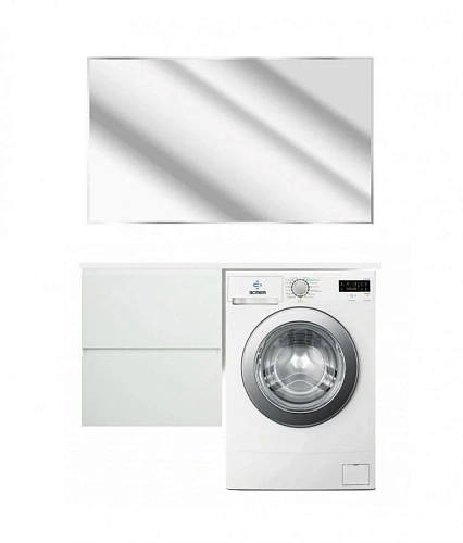 Комплект мебели Эстет Dallas Luxe 120 L подвесной 2 ящика белый ФР-00001928/ФР-00001953 Комплект мебели Эстет Dallas Luxe 120 L подвесной 2 ящика белый ФР-00001928/ФР-00001953