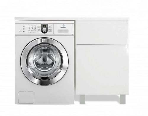 Комплект мебели Эстет Dallas Luxe 120 R напольный 2 ящика белый ФР-00001920/ФР-00001953 Комплект мебели Эстет Dallas Luxe 120 R напольный 2 ящика белый ФР-00001920/ФР-00001953