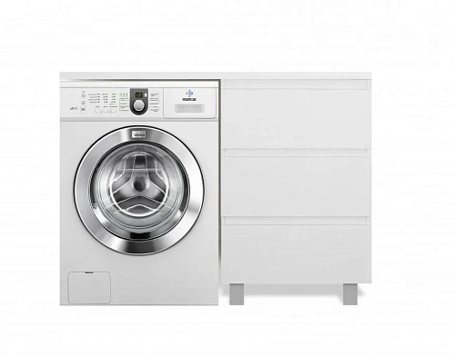 Комплект мебели Эстет Dallas Luxe 120 R напольный 3 ящика белый ФР-00001923/ФР-00001953 Комплект мебели Эстет Dallas Luxe 120 R напольный 3 ящика белый ФР-00001923/ФР-00001953