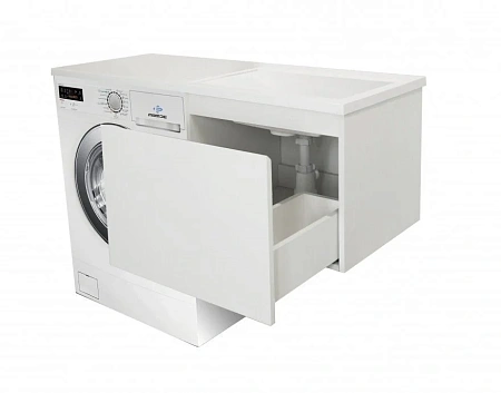 Комплект мебели Эстет Dallas Luxe 120 R подвесной 1 ящик белый ФР-00001926/ФР-00001953 Комплект мебели Эстет Dallas Luxe 120 R подвесной 1 ящик белый ФР-00001926/ФР-00001953