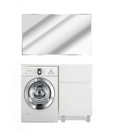 Комплект мебели Эстет Dallas Luxe 130 R напольный 2 ящика белый ФР-00002268/ФР-00001953 Комплект мебели Эстет Dallas Luxe 130 R напольный 2 ящика белый ФР-00002268/ФР-00001953