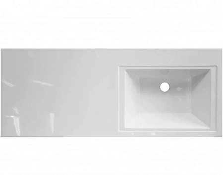 Комплект мебели Эстет Dallas Luxe 140 R подвесной 2 ящика белый ФР-00002924/ФР-00001953 Комплект мебели Эстет Dallas Luxe 140 R подвесной 2 ящика белый ФР-00002924/ФР-00001953