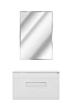Комплект мебели Эстет Elin 80 1 ящик белый ФР-00003352/ФР-00003349