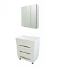 Комплект мебели Эстет Monaco 60 напольный 3 ящика белый ФР-00002264/ФР-00002153