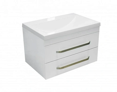Комплект мебели Эстет Monaco 60 подвесной 2 ящика белый ФР-00002237/ФР-00002153 Комплект мебели Эстет Monaco 60 подвесной 2 ящика белый ФР-00002237/ФР-00002153