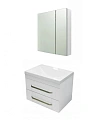 Комплект мебели Эстет Monaco 70 подвесной 2 ящика белый ФР-00002137/ФР-00002238 Комплект мебели Эстет Monaco 70 подвесной 2 ящика белый ФР-00002137/ФР-00002238