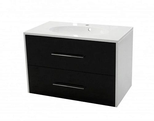 Комплект мебели Эстет Vegas 100 подвесной 2 ящика белый ФР-00003499/ФР-00003486 Комплект мебели Эстет Vegas 100 подвесной 2 ящика белый ФР-00003499/ФР-00003486