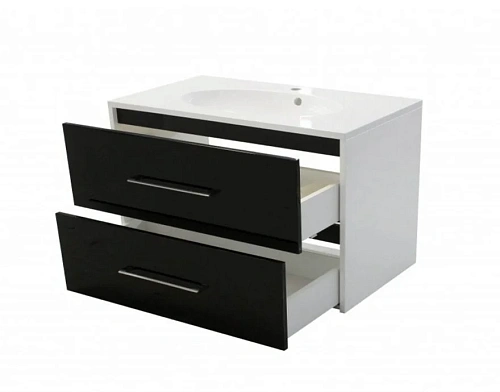 Комплект мебели Эстет Vegas 100 подвесной 2 ящика белый ФР-00003499/ФР-00003486 Комплект мебели Эстет Vegas 100 подвесной 2 ящика белый ФР-00003499/ФР-00003486