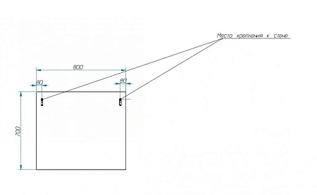 Комплект мебели Эстет Vegas 60 подвесной 2 ящика белый ФР-00003499/ФР-00003492 Комплект мебели Эстет Vegas 60 подвесной 2 ящика белый ФР-00003499/ФР-00003492