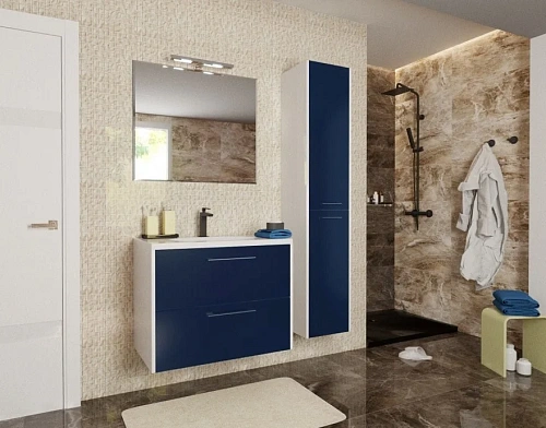 Комплект мебели Эстет Vegas 90 подвесной 2 ящика белый ФР-00003499/ФР-00003490 Комплект мебели Эстет Vegas 90 подвесной 2 ящика белый ФР-00003499/ФР-00003490