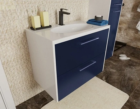 Комплект мебели Эстет Vegas 90 подвесной 2 ящика белый ФР-00003499/ФР-00003490 Комплект мебели Эстет Vegas 90 подвесной 2 ящика белый ФР-00003499/ФР-00003490