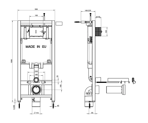 Комплект с инсталляцией Jacob Delafon Brive с микролифтом E4345G-00+E70014-00+E29025-NF+E29027-CP Комплект с инсталляцией Jacob Delafon Brive с микролифтом E4345G-00+E70014-00+E29025-NF+E29027-CP