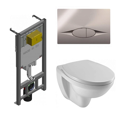 Комплект с инсталляцией Jacob Delafon Patio на 3/6 л, с микролифтом, безободковый E29025-NF-M15 Комплект с инсталляцией Jacob Delafon Patio на 3/6 л, с микролифтом, безободковый E29025-NF-M15