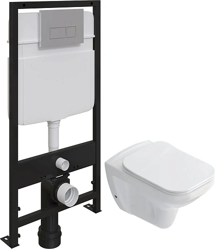 Комплект Унитаз подвесной STWORKI Дублин SETK3504-0605 с микролифтом + Система инсталляции для унита 559770 Комплект Унитаз подвесной STWORKI Дублин SETK3504-0605 с микролифтом + Система инсталляции для унита 559770