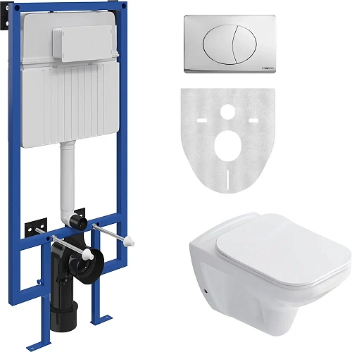 Комплект Унитаз подвесной STWORKI Дублин SETK3504-0605 с микролифтом + Система инсталляции для унита 561358 Комплект Унитаз подвесной STWORKI Дублин SETK3504-0605 с микролифтом + Система инсталляции для унита 561358