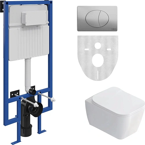 Комплект Унитаз подвесной STWORKI Монтре SETK3204-2616 безободковый, с микролифтом + Система инсталл 561452 Комплект Унитаз подвесной STWORKI Монтре SETK3204-2616 безободковый, с микролифтом + Система инсталл 561452