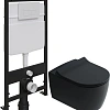 Комплект Унитаз подвесной STWORKI Ноттвиль SETK3104-2616 безободковый, с микролифтом, черный + Систе 587706 Комплект Унитаз подвесной STWORKI Ноттвиль SETK3104-2616 безободковый, с микролифтом, черный + Систе 587706