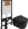 Комплект Унитаз подвесной STWORKI Ноттвиль SETK3104-2616 безободковый, с микролифтом, черный + Систе 587773 Комплект Унитаз подвесной STWORKI Ноттвиль SETK3104-2616 безободковый, с микролифтом, черный + Систе 587773