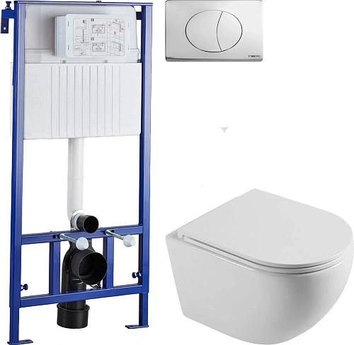 Комплект Унитаз подвесной STWORKI Скаген SK-09up безободковый, с микролитом + Система инсталляции дл 589439 Комплект Унитаз подвесной STWORKI Скаген SK-09up безободковый, с микролитом + Система инсталляции дл 589439