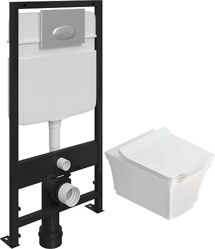 Комплект Унитаз подвесной STWORKI Хадстен SETK3304-0616-001-1-6000 с микролифтом + Система инсталляц 560167 Комплект Унитаз подвесной STWORKI Хадстен SETK3304-0616-001-1-6000 с микролифтом + Система инсталляц 560167