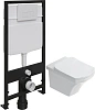 Комплект Унитаз подвесной STWORKI Хальмстад SETK2804-0606-001-1-6000 с микролифтом + Система инсталл 560217