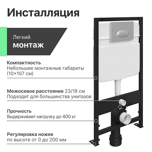 Комплект Унитаз подвесной STWORKI Хальмстад SETK2804-0606-001-1-6000 с микролифтом + Система инсталл 560233 Комплект Унитаз подвесной STWORKI Хальмстад SETK2804-0606-001-1-6000 с микролифтом + Система инсталл 560233