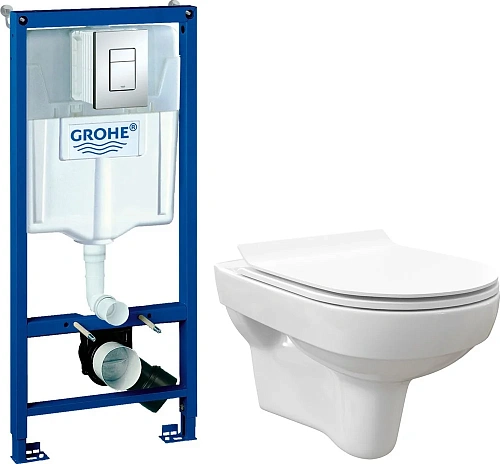 Комплект Унитаз подвесной STWORKI Хельсинки Clean On DPL EO slim 63429 безободковый + Система инстал 478806 Комплект Унитаз подвесной STWORKI Хельсинки Clean On DPL EO slim 63429 безободковый + Система инстал 478806