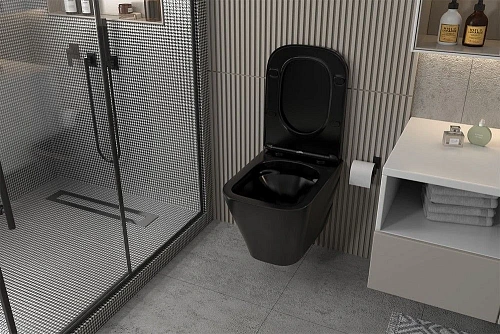 Комплект унитаза ABBER Rechteck AC1201MB черный матовый с инсталляцией AC0105 и кнопкой AC0120MMG золото матовое AC1201MB-AC0105-AC0120MMG Комплект унитаза ABBER Rechteck AC1201MB черный матовый с инсталляцией AC0105 и кнопкой AC0120MMG золото матовое AC1201MB-AC0105-AC0120MMG