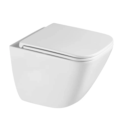 Комплект унитаза ABBER Rechteck AC1220TC белый, с закрытым дном с инсталляцией AC0105 и кнопкой AC0120MW белая матовая Комплект унитаза ABBER Rechteck AC1220TC белый, с закрытым дном с инсталляцией AC0105 и кнопкой AC0120MW белая матовая