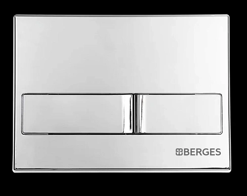 Комплект унитаза BERGES EGO Rimless с инсталляцией NOVUM525, кнопка L3 хром глянец, Крышка-сиденье 043231 Комплект унитаза BERGES EGO Rimless с инсталляцией NOVUM525, кнопка L3 хром глянец, Крышка-сиденье 043231