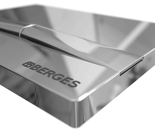 Комплект унитаза BERGES FLOE Rimless с инсталляцией NOVUM525, кнопка F3 хром глянец, сидение микроли 043223 Комплект унитаза BERGES FLOE Rimless с инсталляцией NOVUM525, кнопка F3 хром глянец, сидение микроли 043223