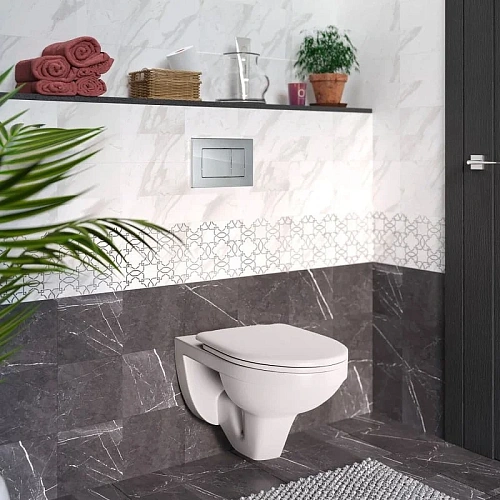 Комплект унитаза BERGES GAMMA с инсталляцией АТОМ410, кнопкой хром, с сиденьем микролифт, быстросъем 042429 Комплект унитаза BERGES GAMMA с инсталляцией АТОМ410, кнопкой хром, с сиденьем микролифт, быстросъем 042429