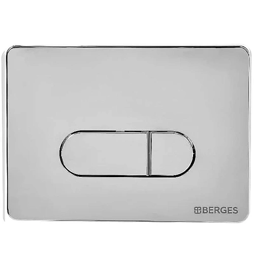 Комплект унитаза BERGES Strati Rimless с инсталляцией NOVUM кнопкой D3 хром глянец, сидение дюроплас 042450 Комплект унитаза BERGES Strati Rimless с инсталляцией NOVUM кнопкой D3 хром глянец, сидение дюроплас 042450