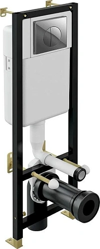 Комплект унитаза Cersanit NATURE с инсталляцией CO DPL EO + BLACK + LEON хром глянцевый A64230 Комплект унитаза Cersanit NATURE с инсталляцией CO DPL EO + BLACK + LEON хром глянцевый A64230