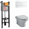 Комплект унитаза Jacob Delafon Elite E21755RU-00 с инсталляцией и кнопкой смыва Комплект унитаза Jacob Delafon Elite E21755RU-00 с инсталляцией и кнопкой смыва