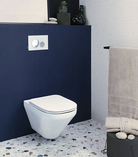 Комплект унитаза Jacob Delafon Modern Life E21773RU-00 с инсталляцией и кнопкой смыва Комплект унитаза Jacob Delafon Modern Life E21773RU-00 с инсталляцией и кнопкой смыва