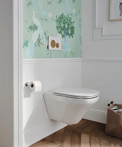 Комплект унитаза Jacob Delafon Modern Life E21773RU-00 с инсталляцией и кнопкой смыва Комплект унитаза Jacob Delafon Modern Life E21773RU-00 с инсталляцией и кнопкой смыва