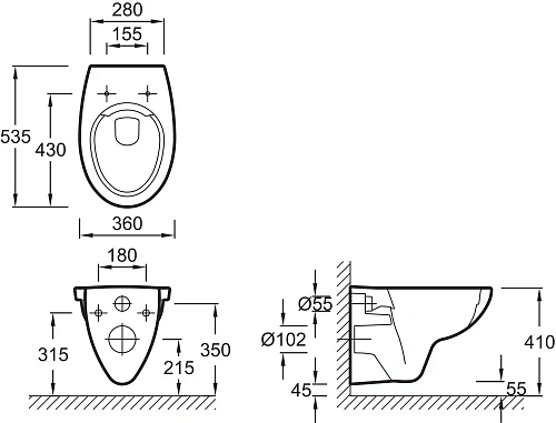 Комплект унитаза Jacob Delafon Patio E21740RU-00 безободковый с инсталляцией и кнопкой смыва Комплект унитаза Jacob Delafon Patio E21740RU-00 безободковый с инсталляцией и кнопкой смыва