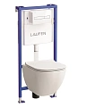 Комплект унитаза Laufen Basal VPACK 6.2071.2.000.000.3 с инсталляцией, клавишей смыва и сиденьем Комплект унитаза Laufen Basal VPACK 6.2071.2.000.000.3 с инсталляцией, клавишей смыва и сиденьем