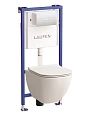 Комплект унитаза Laufen Basal VPACK 6.2071.2.007.000.3 с инсталляцией, клавишей смыва и сиденьем Комплект унитаза Laufen Basal VPACK 6.2071.2.007.000.3 с инсталляцией, клавишей смыва и сиденьем